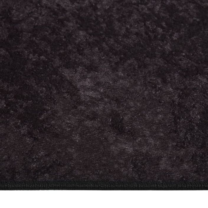 Tapis lavable antidérapant 120x180 cm Anthracite - Photo n°5