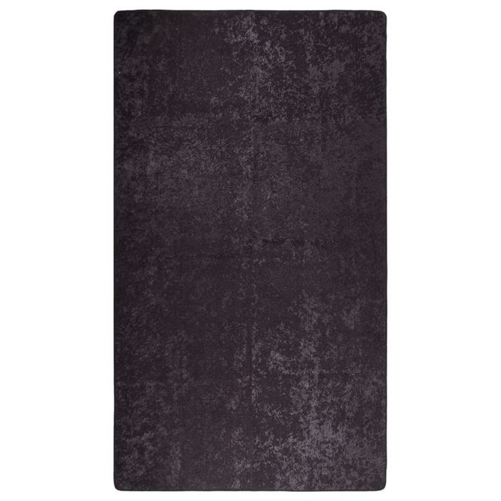 Tapis lavable antidérapant 190x300 cm Anthracite - Photo n°1