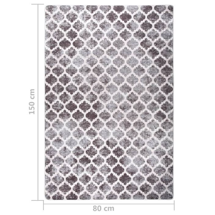 Tapis lavable antidérapant 80x150 cm Multicolore - Photo n°5