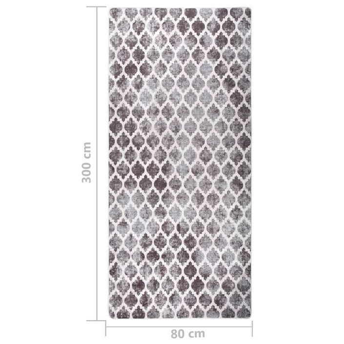 Tapis lavable antidérapant 80x300 cm Multicolore - Photo n°5