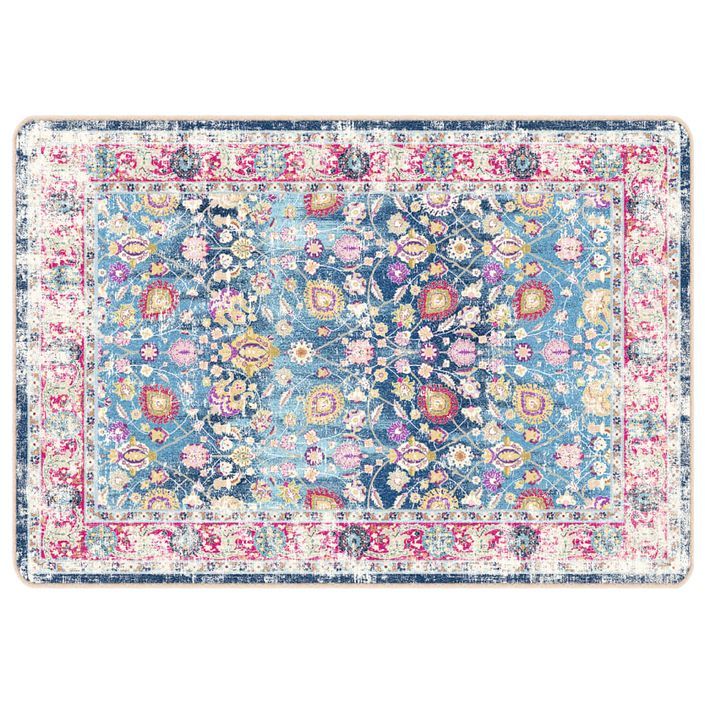 Tapis lavable multicolore 120x180 cm antidérapant - Photo n°1