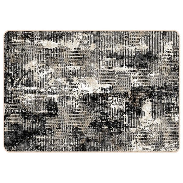 Tapis lavable multicolore 160x230 cm antidérapant - Photo n°1