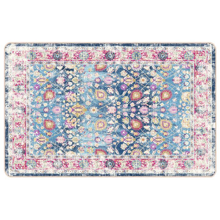 Tapis lavable multicolore 190x300 cm antidérapant - Photo n°1