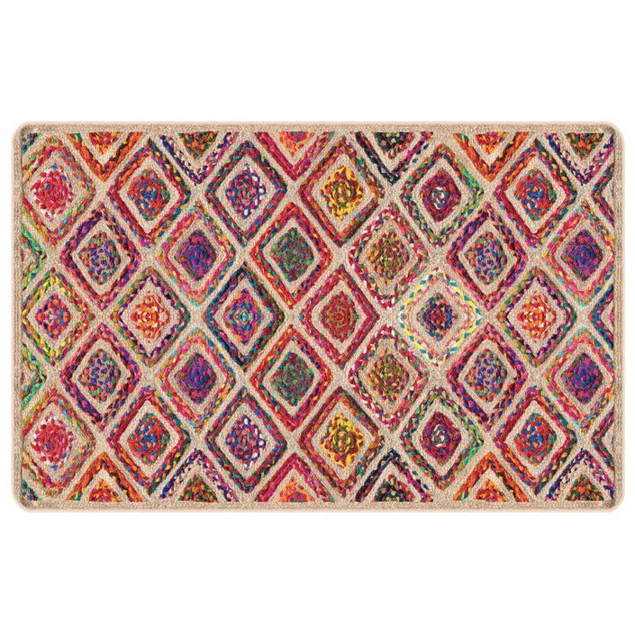 Tapis lavable multicolore 190x300 cm antidérapant - Photo n°1