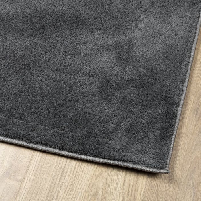 Tapis OVIEDO à poils courts anthracite 160x230 cm - Photo n°4