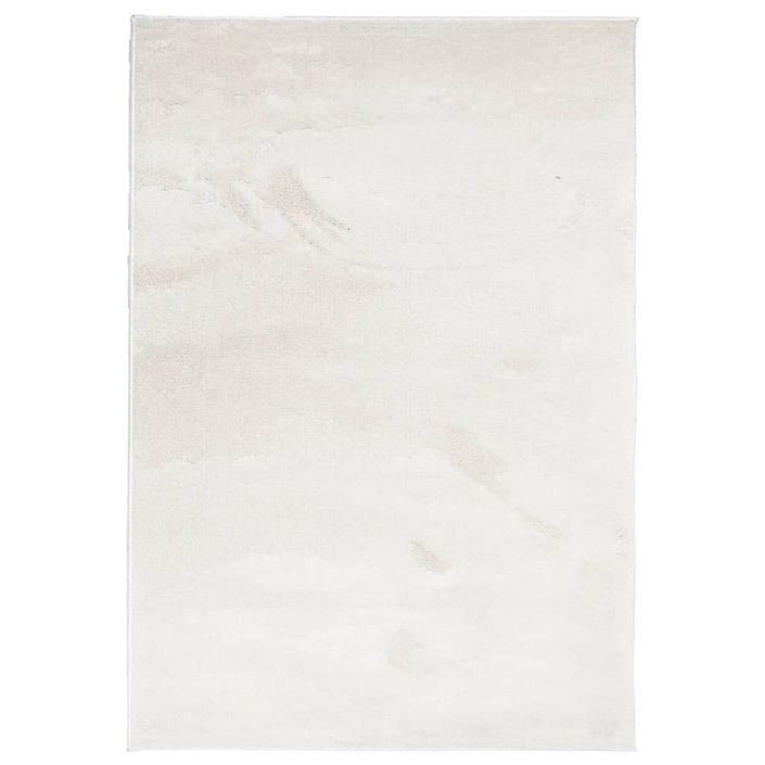 Tapis OVIEDO à poils courts beige 160x230 cm - Photo n°1