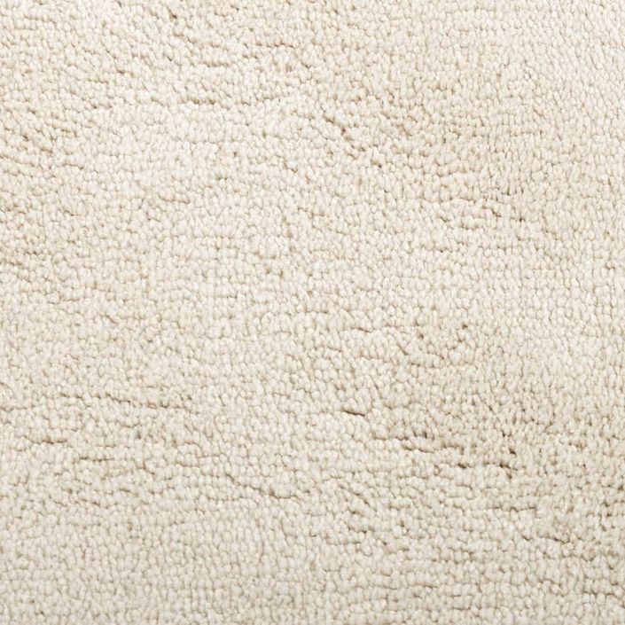 Tapis OVIEDO à poils courts beige Ø 80 cm - Photo n°9