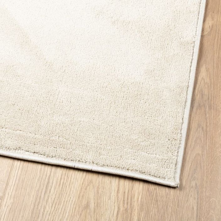 Tapis OVIEDO à poils courts beige 80x250 cm - Photo n°4