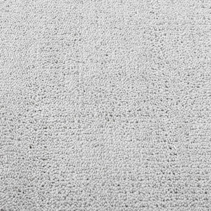 Tapis OVIEDO à poils courts gris Ø 160 cm - Photo n°9