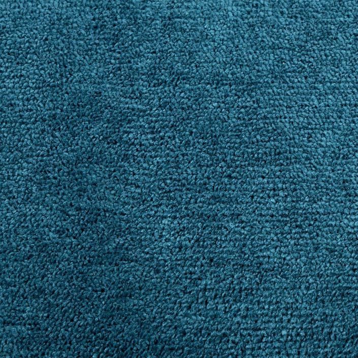 Tapis OVIEDO à poils courts turquoise 200x200 cm - Photo n°9