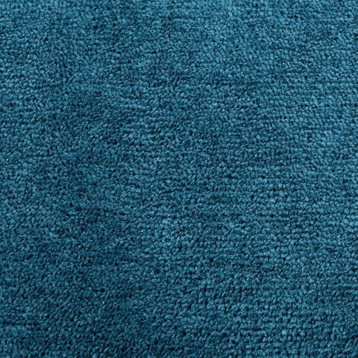 Tapis OVIEDO à poils courts turquoise 80x150 cm - Photo n°9