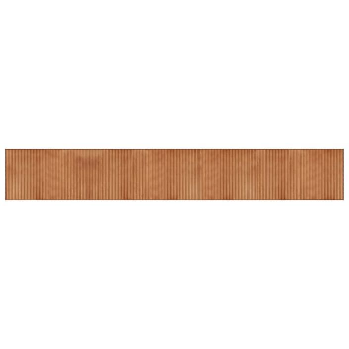 Tapis rectangulaire naturel 60x400 cm bambou - Photo n°1