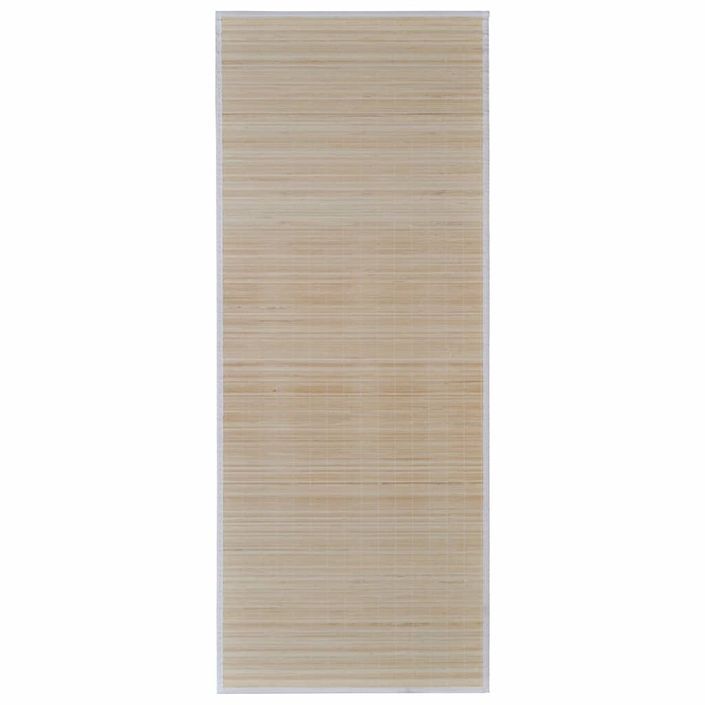 Tapis rectangulaires Bambou naturel 4 pcs 120x180 cm - Photo n°3