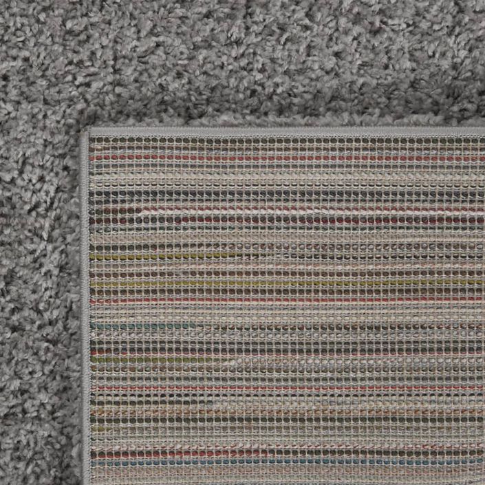 Tapis shaggy à poils longs Gris 120x170 cm - Photo n°2