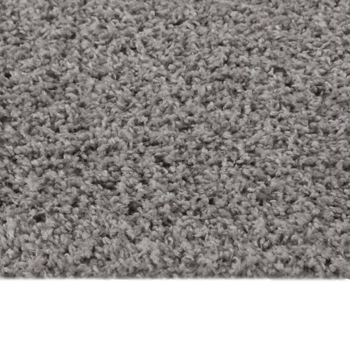 Tapis shaggy à poils longs Gris 120x170 cm - Photo n°4