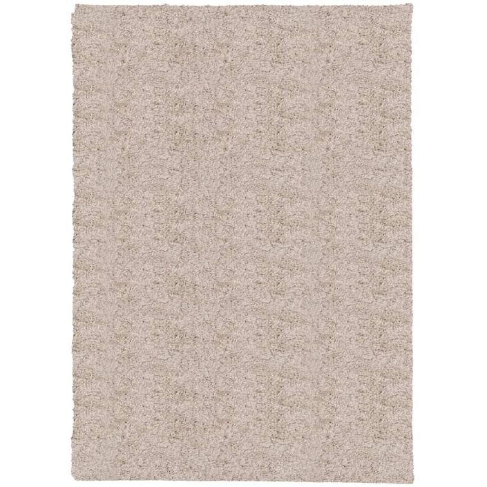 Tapis shaggy à poils longs moderne beige 200x280 cm - Photo n°1