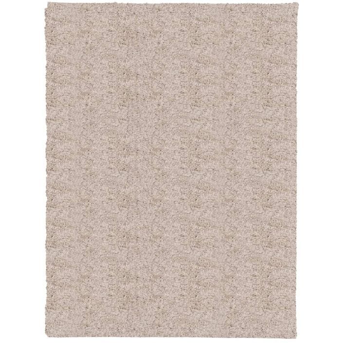 Tapis shaggy à poils longs moderne beige 300x400 cm - Photo n°1