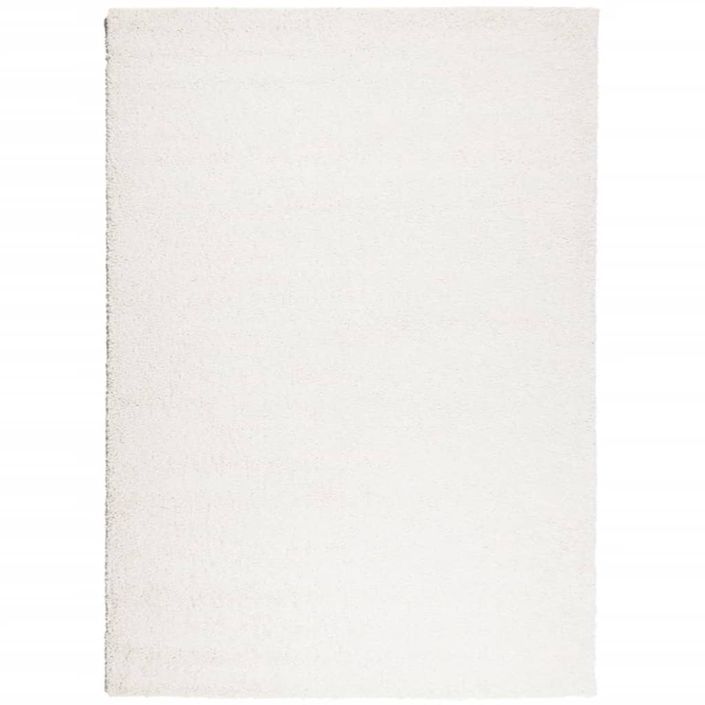 Tapis shaggy à poils longs moderne crème 240x340 cm - Photo n°1