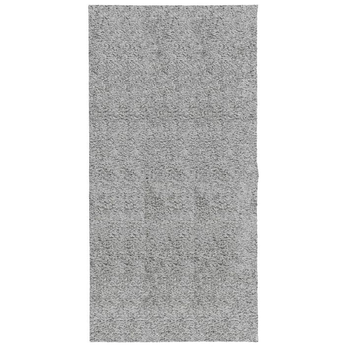 Tapis shaggy à poils longs moderne gris 100x200 cm - Photo n°1