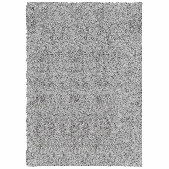 Tapis shaggy à poils longs moderne gris 160x230 cm - Photo n°1