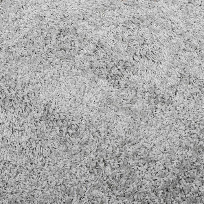 Tapis shaggy à poils longs moderne gris 160x230 cm - Photo n°9