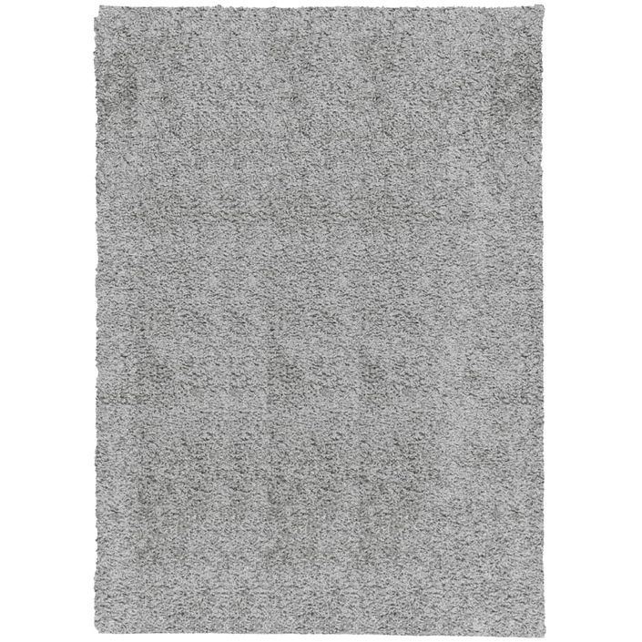 Tapis shaggy à poils longs moderne gris 200x280 cm - Photo n°1