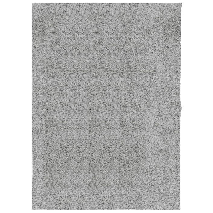 Tapis shaggy à poils longs moderne gris 240x340 cm - Photo n°1