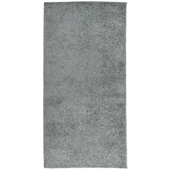 Tapis shaggy à poils longs moderne vert 100x200 cm - Photo n°1