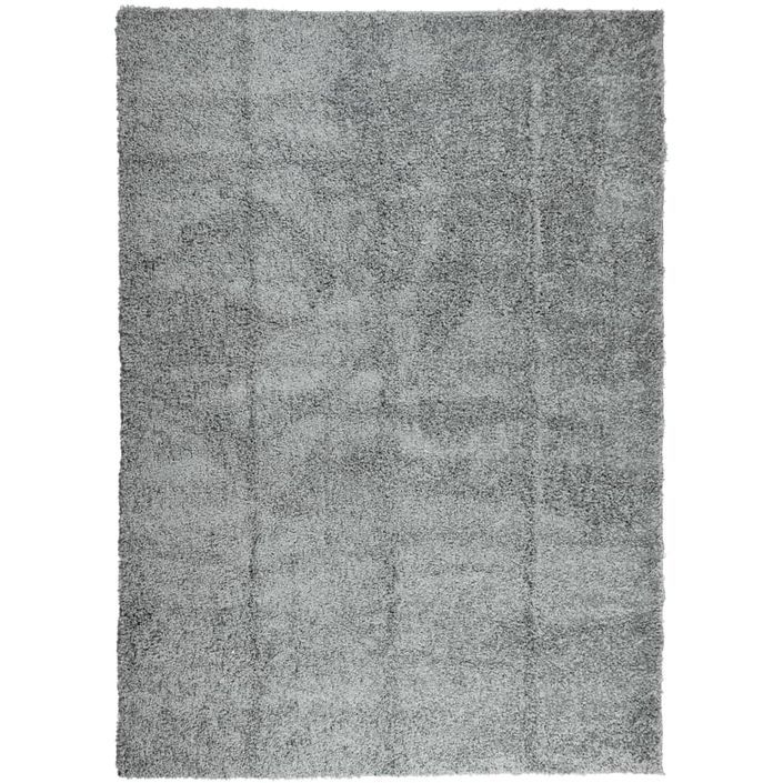 Tapis shaggy à poils longs moderne vert 200x280 cm - Photo n°1