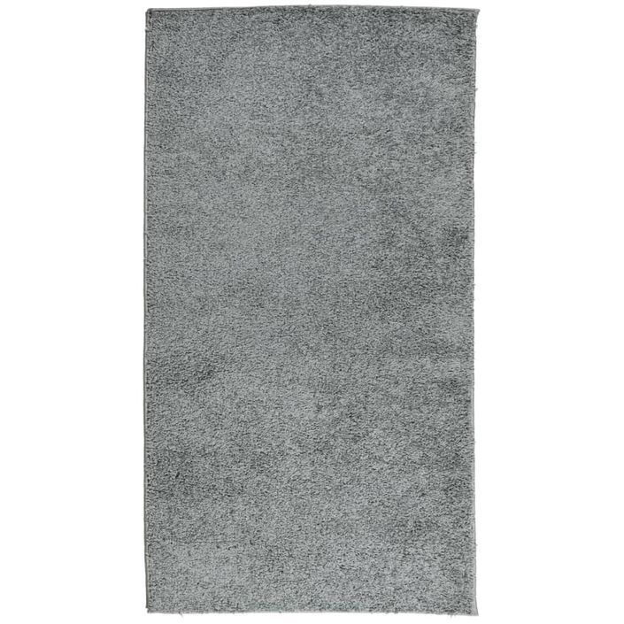 Tapis shaggy à poils longs moderne vert 60x110 cm - Photo n°1