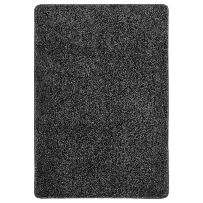 Tapis shaggy antidérapant Gris 120x170 cm - Photo n°1