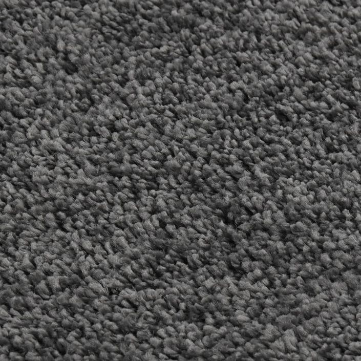 Tapis shaggy antidérapant Gris 140x200 cm - Photo n°4