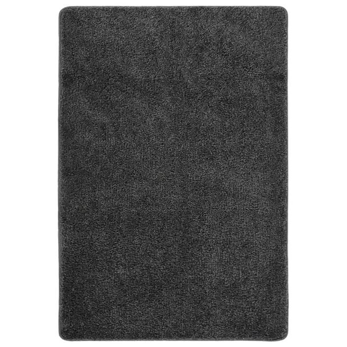 Tapis shaggy antidérapant Gris 160x230 cm - Photo n°1