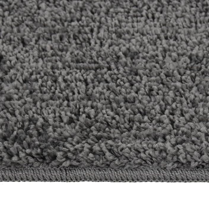 Tapis shaggy antidérapant Gris 160x230 cm - Photo n°2