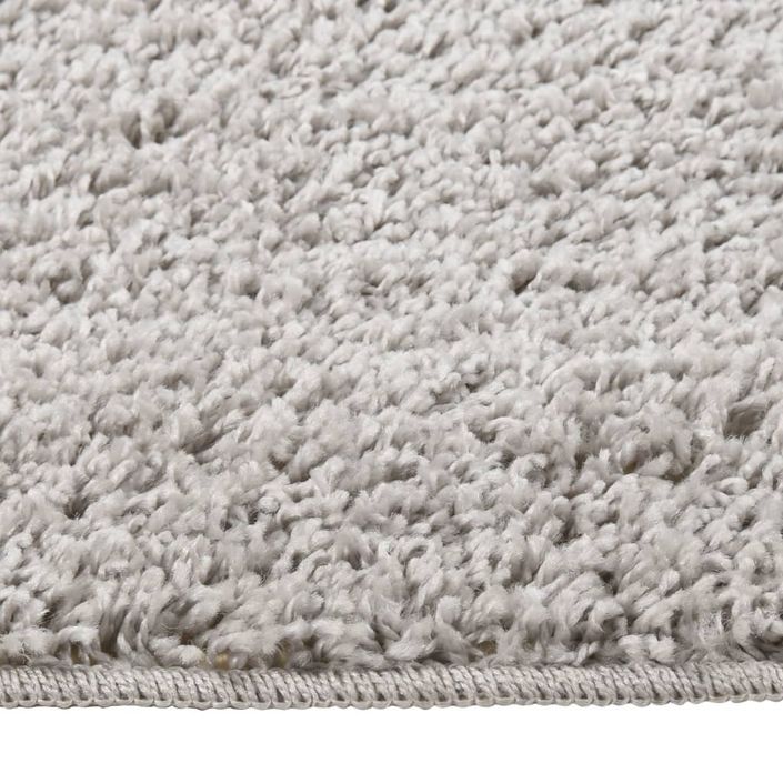 Tapis shaggy antidérapant Gris clair 140x200 cm - Photo n°2