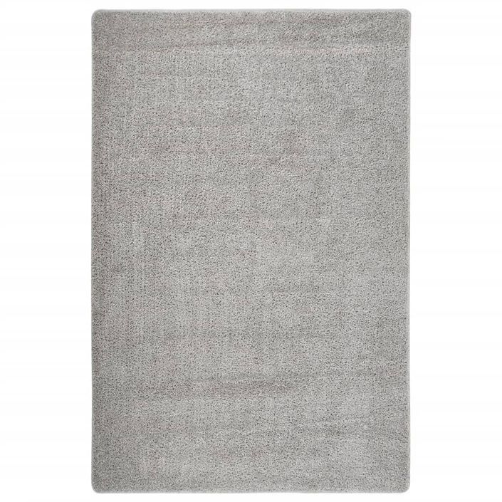 Tapis shaggy antidérapant Gris clair 200x290 cm - Photo n°1