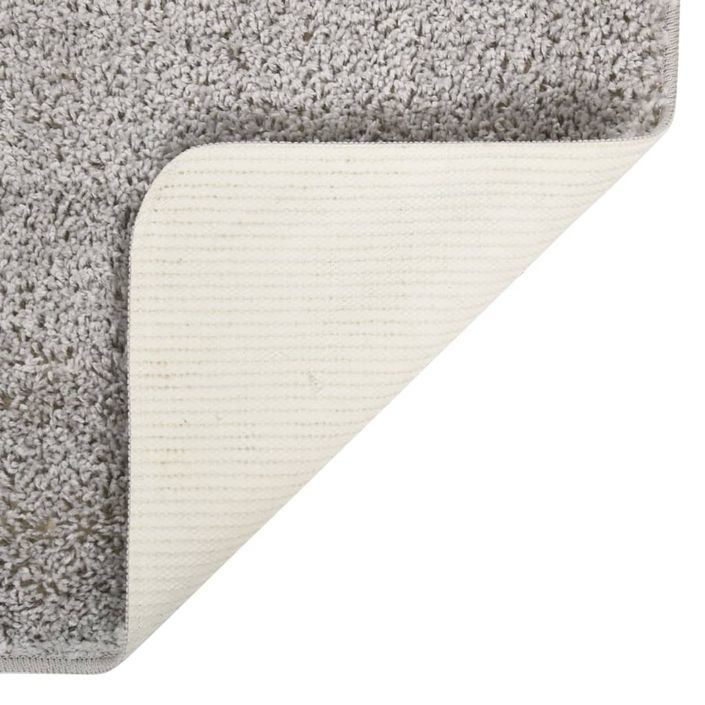 Tapis shaggy antidérapant Gris clair 200x290 cm - Photo n°3