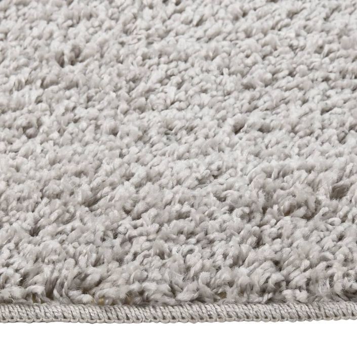 Tapis shaggy antidérapant Gris clair 80x150 cm - Photo n°2