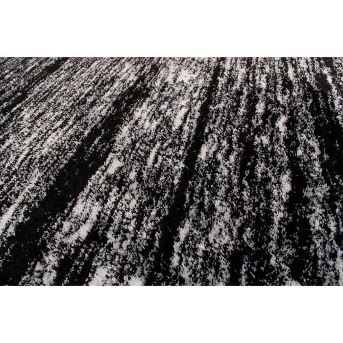 Tapis shaggy doux Oslo 584 - Noir - 100% polyester - 120 x 160 cm - Intérieur - NAZAR - Photo n°5