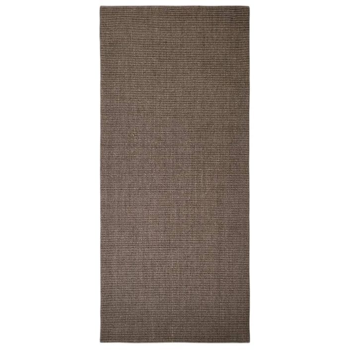 Tapis Sisal naturel 66x150 cm Marron - Photo n°2