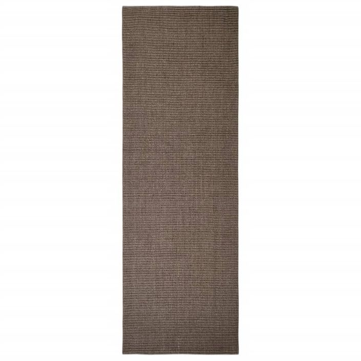 Tapis Sisal naturel 66x200 cm Marron - Photo n°2