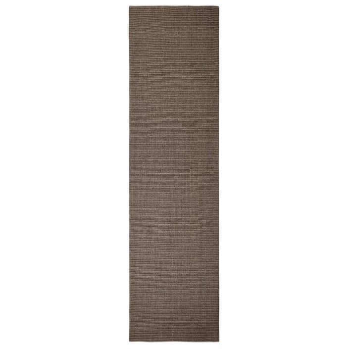 Tapis Sisal naturel 66x250 cm Marron - Photo n°2