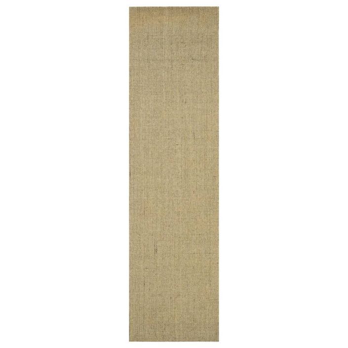 Tapis Sisal naturel 66x250 cm Vert - Photo n°2