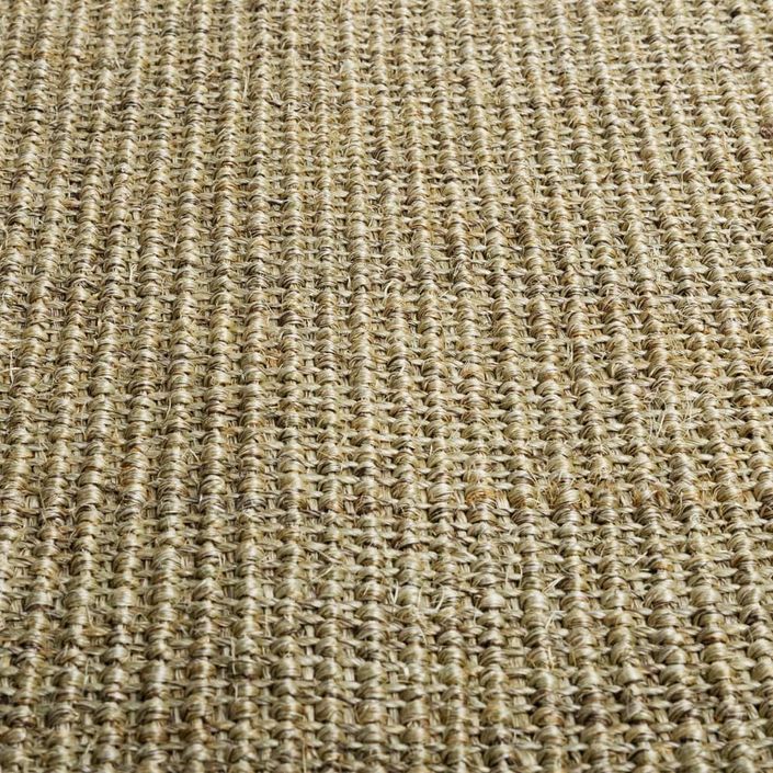 Tapis Sisal naturel 66x250 cm Vert - Photo n°4