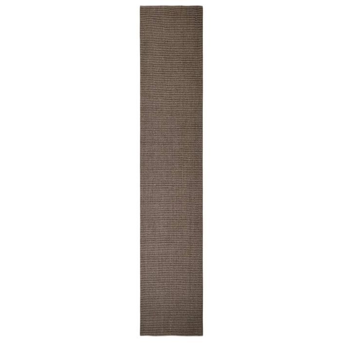 Tapis Sisal naturel 66x350 cm Marron - Photo n°2