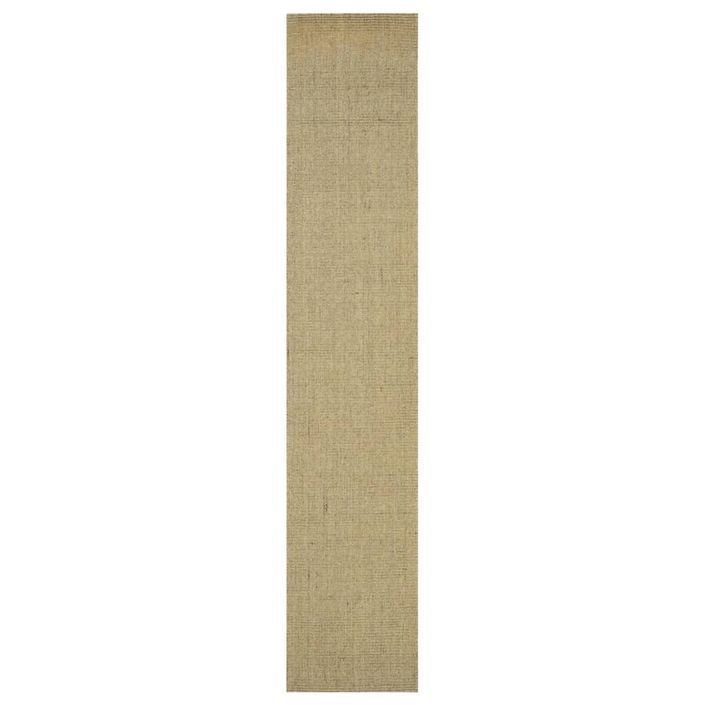 Tapis Sisal naturel 66x350 cm Vert - Photo n°2