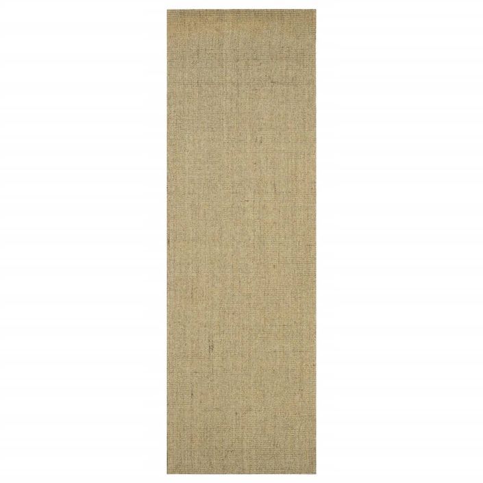 Tapis Sisal naturel 80x250 cm Vert - Photo n°2