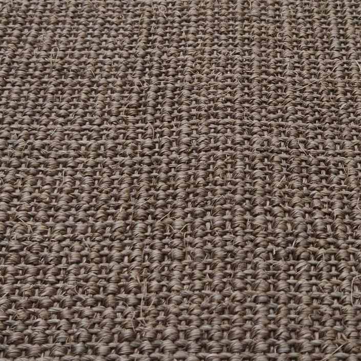 Tapis Sisal naturel 80x300 cm Marron - Photo n°4