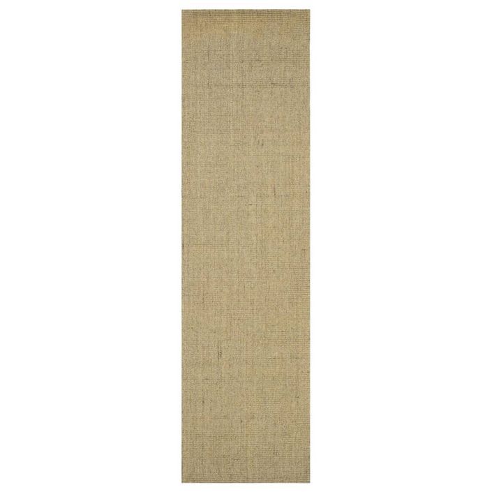 Tapis Sisal naturel 80x300 cm Vert - Photo n°2