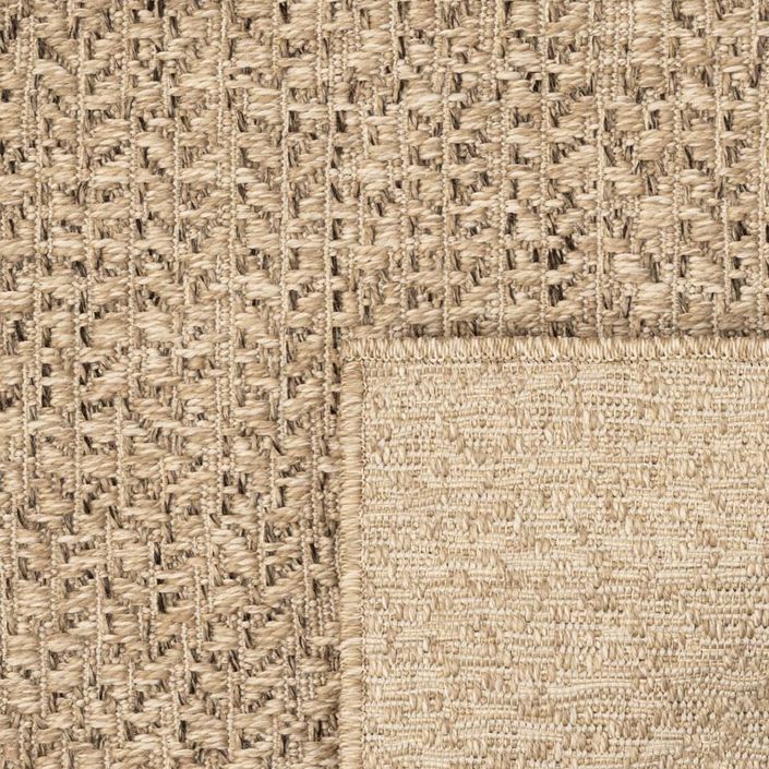 Tapis ZIZUR 100x200 cm aspect de jute intérieur et extérieur - Photo n°6